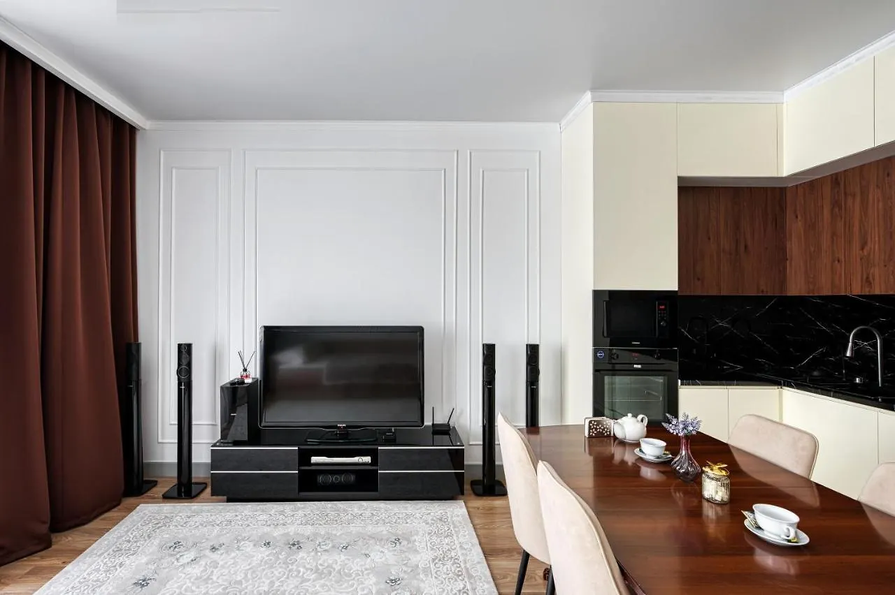 Эксклюзивная Квартира В Жк Exclusive Time Apartment Almaty